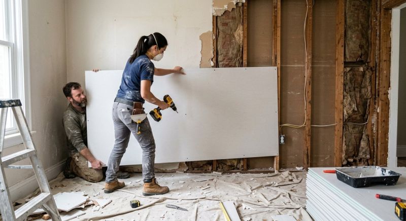 Drywall Replacement in Kansas City, KS