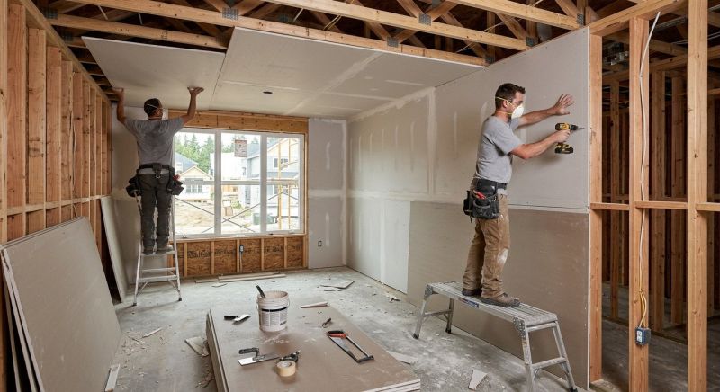 House Drywall Installation in Wilmington, NC