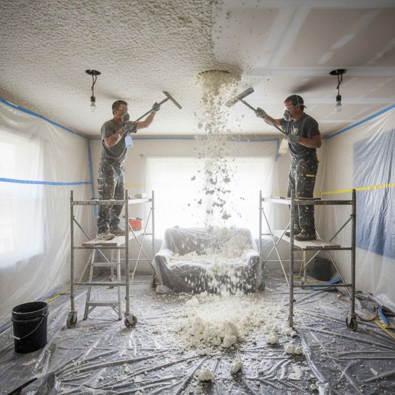 Knockdown Ceiling Removal in Temecula, CA
